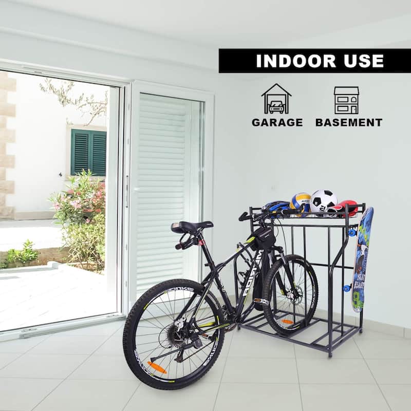 Mythinglogic Garage Bike Rack Baskets Collection Organizer Bike Storage Bike Rack Garage