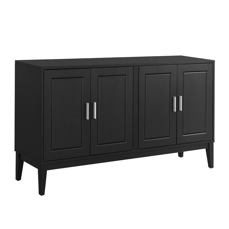 Buffet Cabinet with Door Shelf, Sideboard Cabinet with Adjustable Shelves, Wood Storage Cabinet with Conical Feet