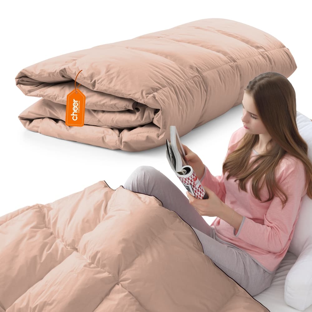 Cheer Collection All Season Down Alternative Hypoallergenic Comforter