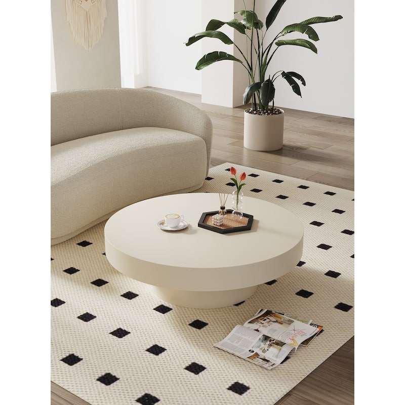 Modern Creative Round Coffee Table for Living Room Small Apartment