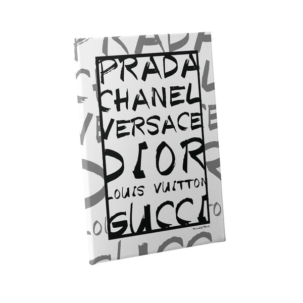 new White And Black Louis Vuitton Canvas Fairchild Paris Wall Art