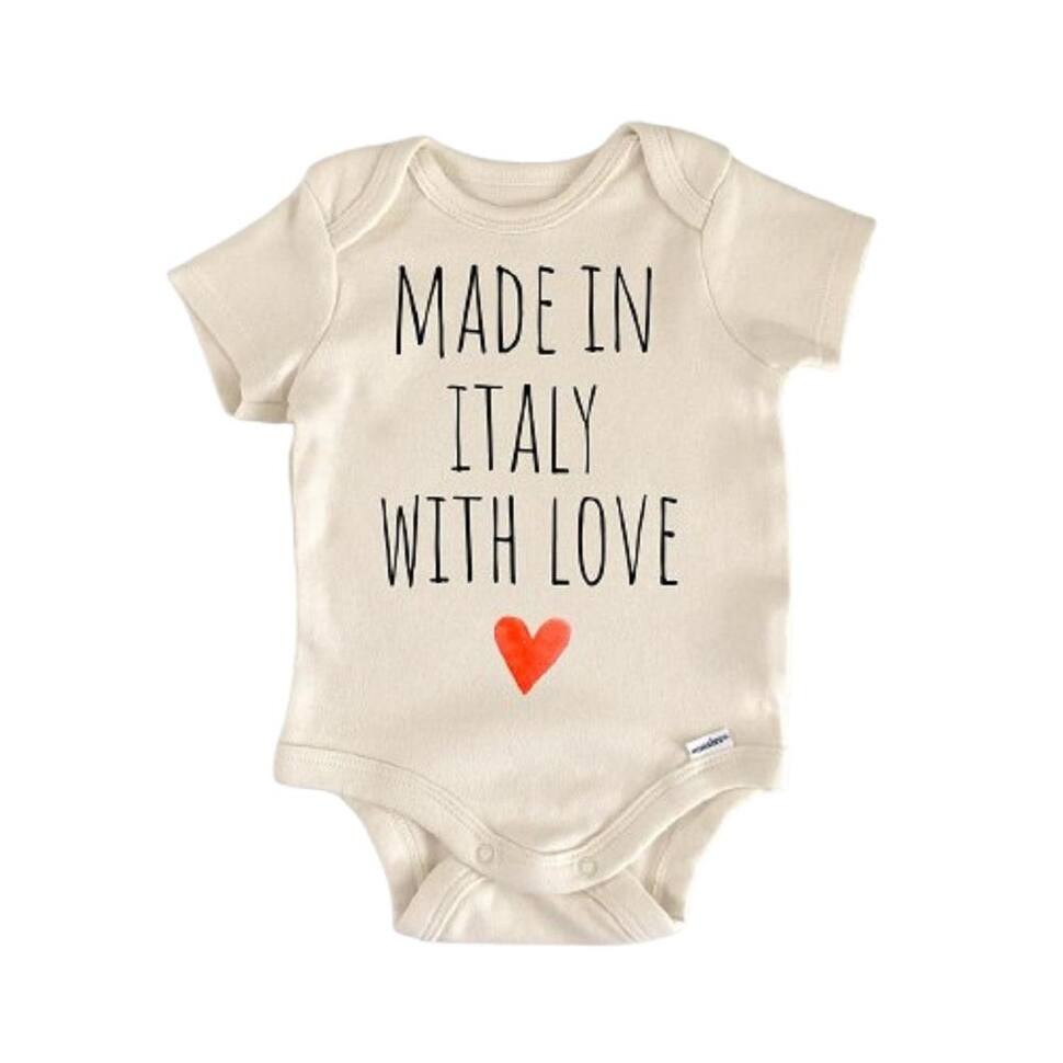 Italian Italy Sicily - Baby Boy Girl Clothes Infant Bodysuit Funny Cute Newborn