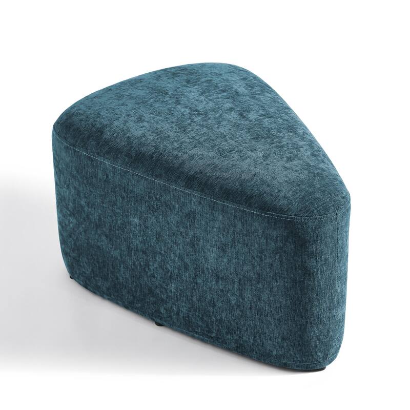 26" Footstools and Ottomans, Modern Fabric Pouf Ottoman