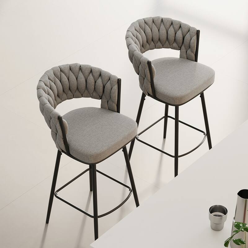 360°Swivel Bar Chairs With cushioned