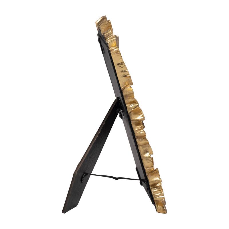 Resin Butterflies Decorative Photo Frame - Gold, 4x6 in.