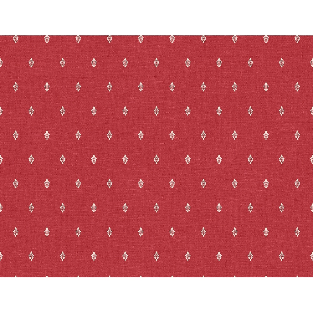 Seabrook Designs Petite Feuille Sprig Nonwoven Unpasted Wallpaper