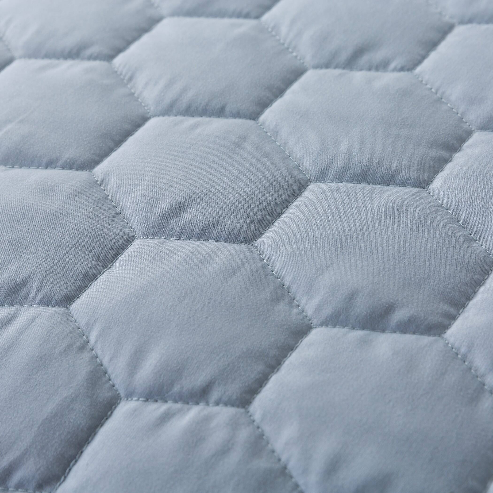 Mini Velvet Trim Down Alternative Blanket Twin Bed Bath