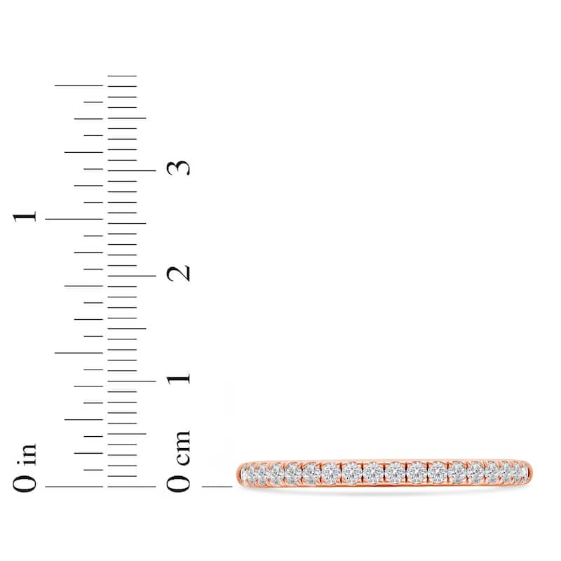1/5ct TDW Diamond Wedding Band in 14K Gold for Women