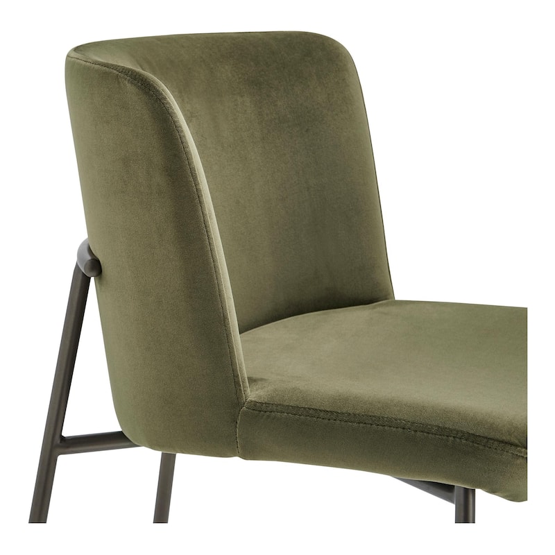 NADAAL STUDIOS Amaris, Counter Stool With Performance Fabric - 21.7"W x23.4"D x37.4"H