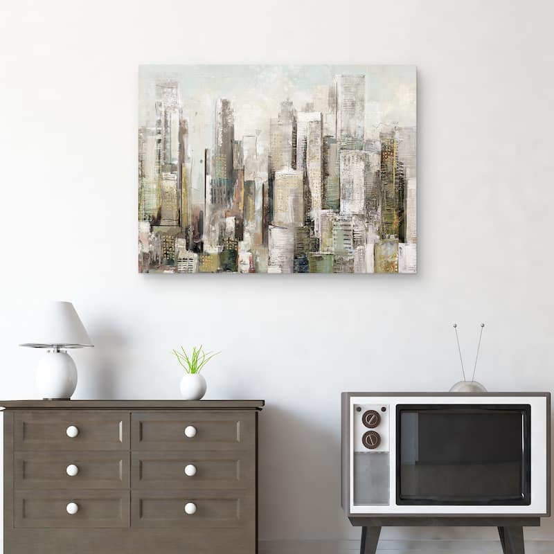 City Chic Gold by Studio Arts Canvas Art Print