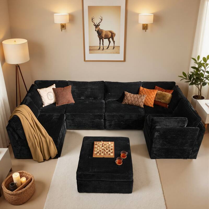 OVIOS Cloud-Like L-Shaped Sofa