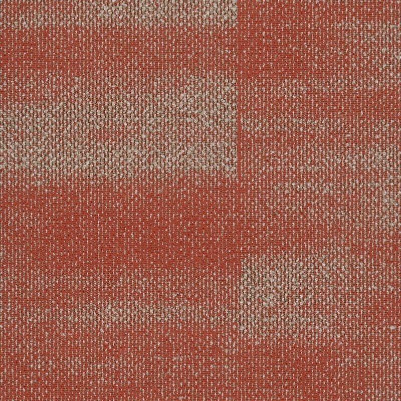 Shaw Philadelphia Commercial Ridges 24" x 24" Glue Down Carpet Tile - - Vanadinite