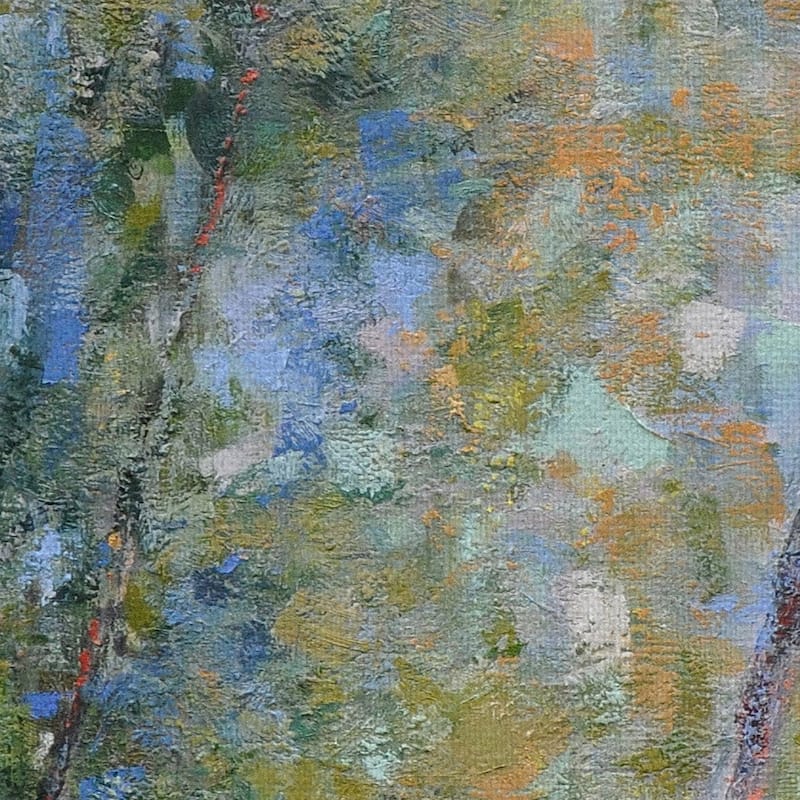 Poetry on Riverbank by Clement Nivert Canvas Art Print