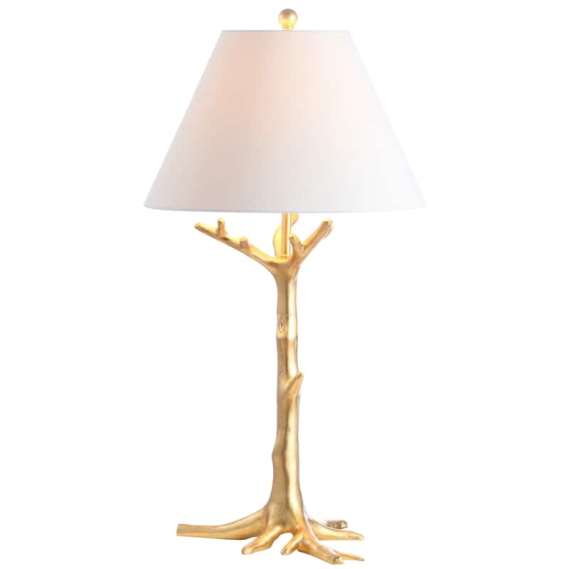Arbor 33.5" Resin LED Table Lamp, Gold by JONATHAN Y