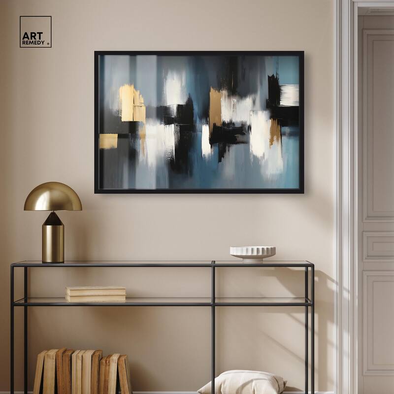 Within Blues Shadowbox by Art Remedy