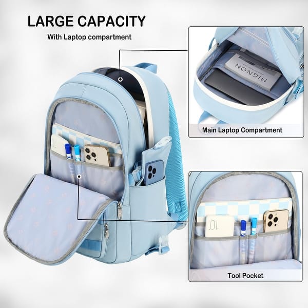 Backpacks 15.6 Inch College Backpack Elementary Middle High School Bag Large Cute Bookbags Anti Theft Travel Back Pack - Bed Bath & Beyond - 42714399 Backpacks 15.6 Inch College Backpack Elementary Middle High School Bag Large Cute Bookbags Anti Theft Travel Back Pack - Bed Bath & Beyond - 42714399