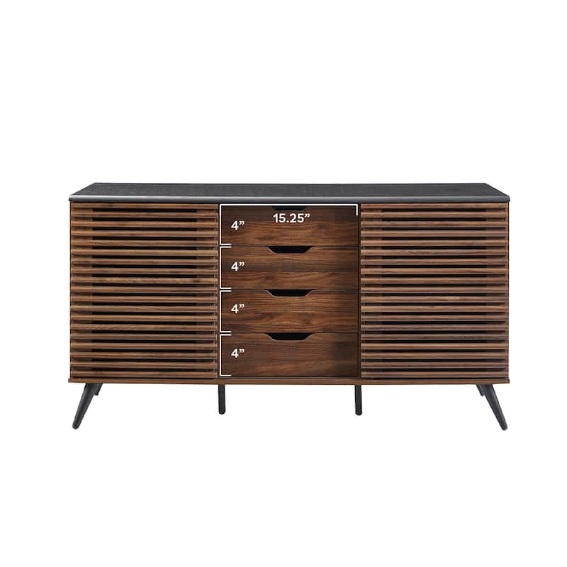 Middlebrook Designs Sliding Slat Door Buffet