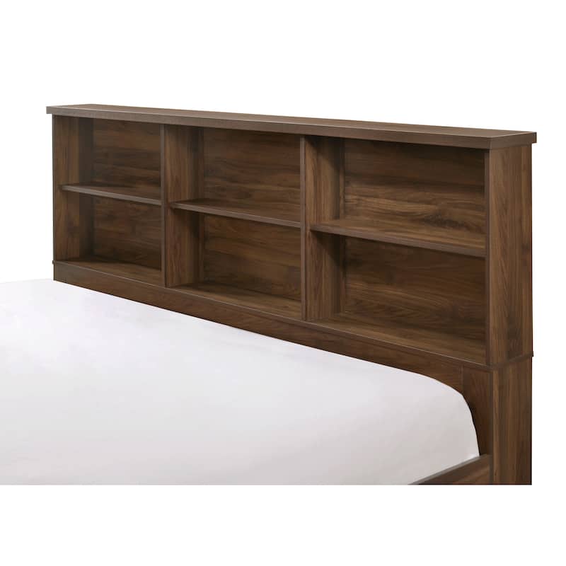 Linette Cherry Brown Panel Bed