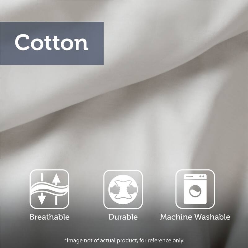 Madison Park Rianon White Cotton Waffle Weave Duvet Cover Set