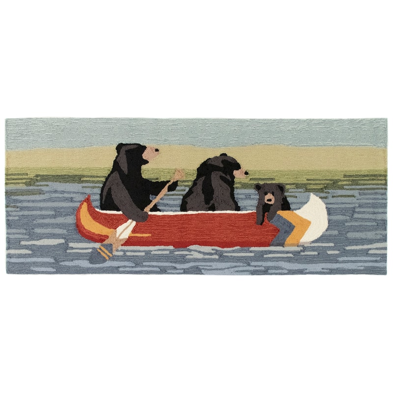 Liora Manne Frontporch Are We Bear Yet Indoor/Outdoor Rug