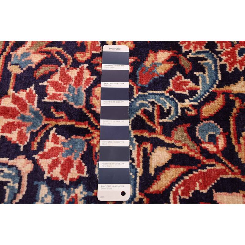 ECARPETGALLERY Hand-knotted Anadol Dark Navy Wool Rug - 3'9 x 10'9