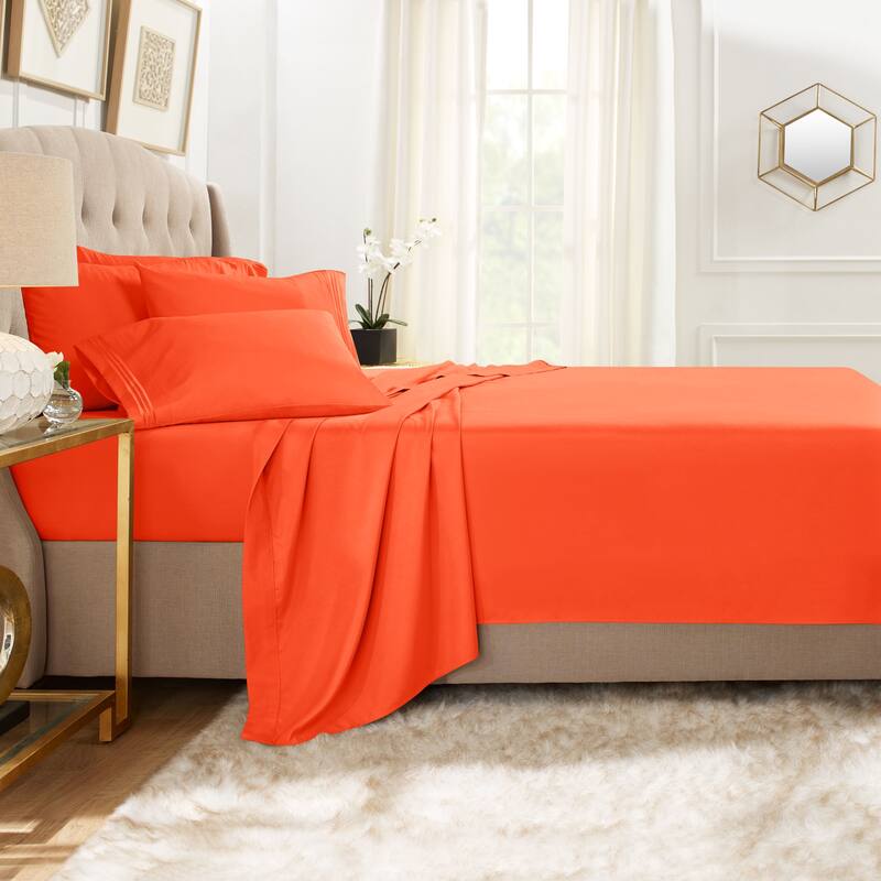 Empyrean Hotel Luxury 6 Piece Sheet Set - Super Soft Bedding Sheets & Pillowcases