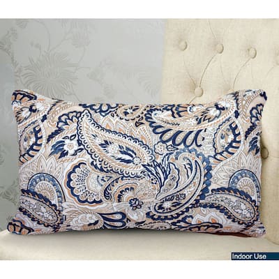 Premium Indoor/Outdoor Throw Pillows with Inserts for Patio Furniture, Chairs, and Indoor Décor |18''X18'' | 12''X20''