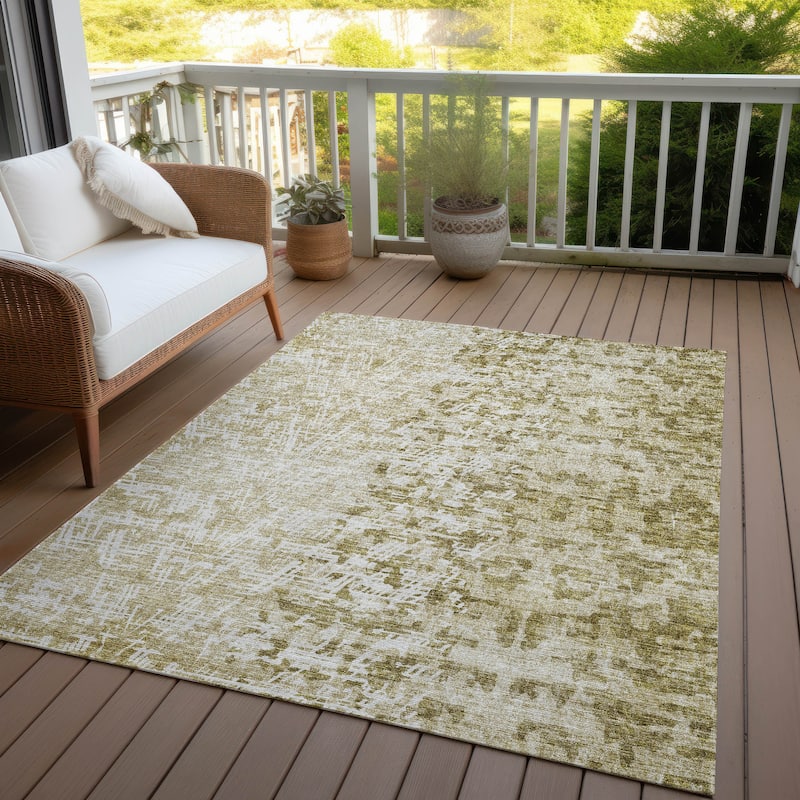 Machine Washable Indoor/ Outdoor Chantille Boho Morrocan Rug