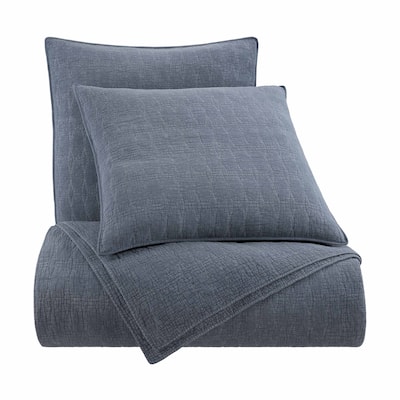 Southern Tide Laurel Grove Euro Navy Sham