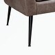 preview thumbnail 49 of 48, Loveseat With 2 Throw Pillows,Black Metal Legs