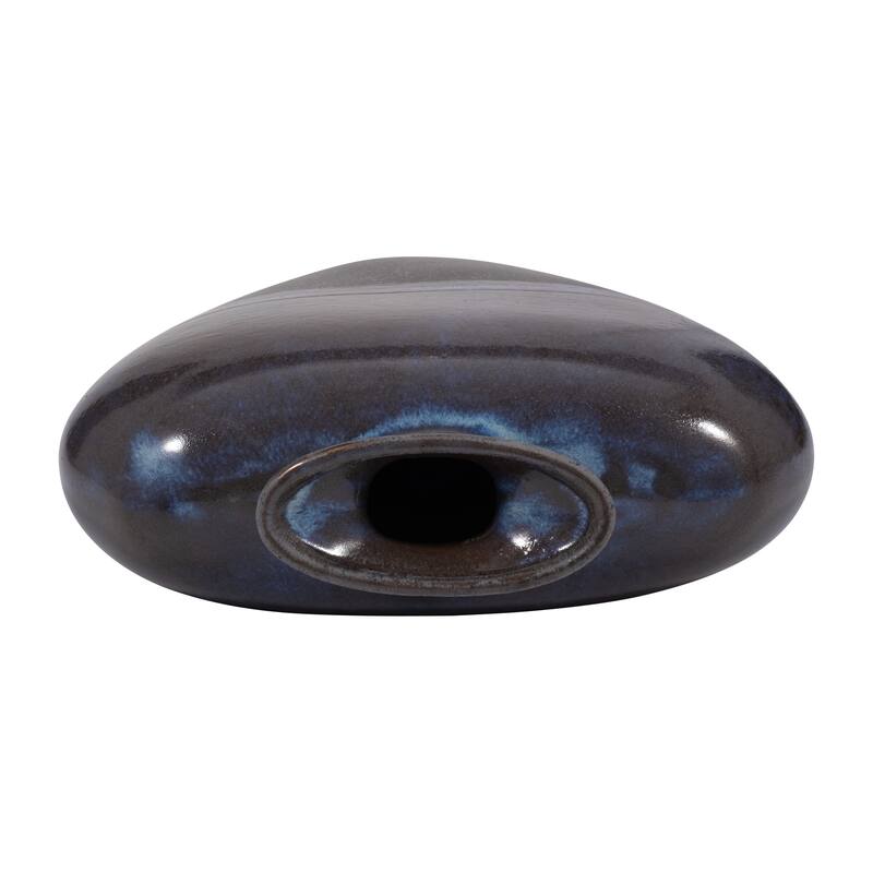 Sagebrook Home Neader Stoneware Vase, Elegant Matte Finish, Novelty, Stoneware, Ombre, Perfect for Any Room