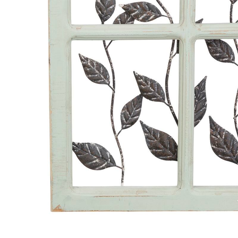 Pastura Square Modern Farmhouse Metal Wall Art 15.75"H x 12"W x 0.5"D