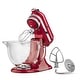 preview thumbnail 2 of 7, KitchenAid Artisan® Design Series 5 Quart Tilt-Head Stand Mixer with Glass Bowl,