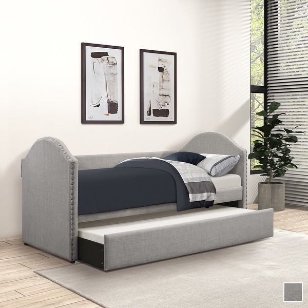 Olney Upholstered Daybed with Trundle. Opens flyout.
