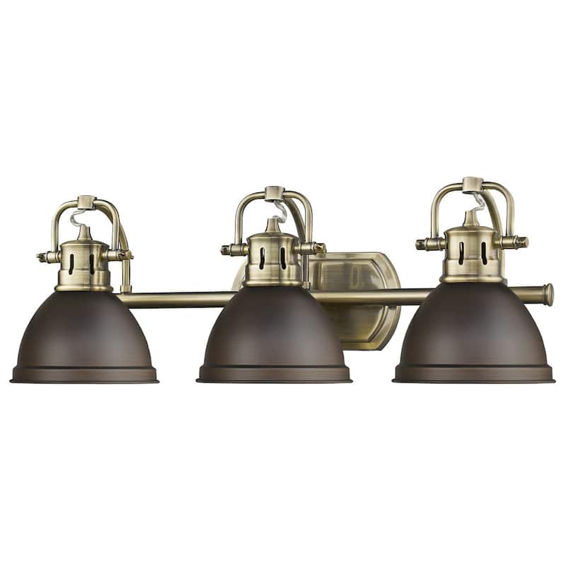 Golden Lighting Duncan 3 Light 25" Wide Bathroom Vanity Light