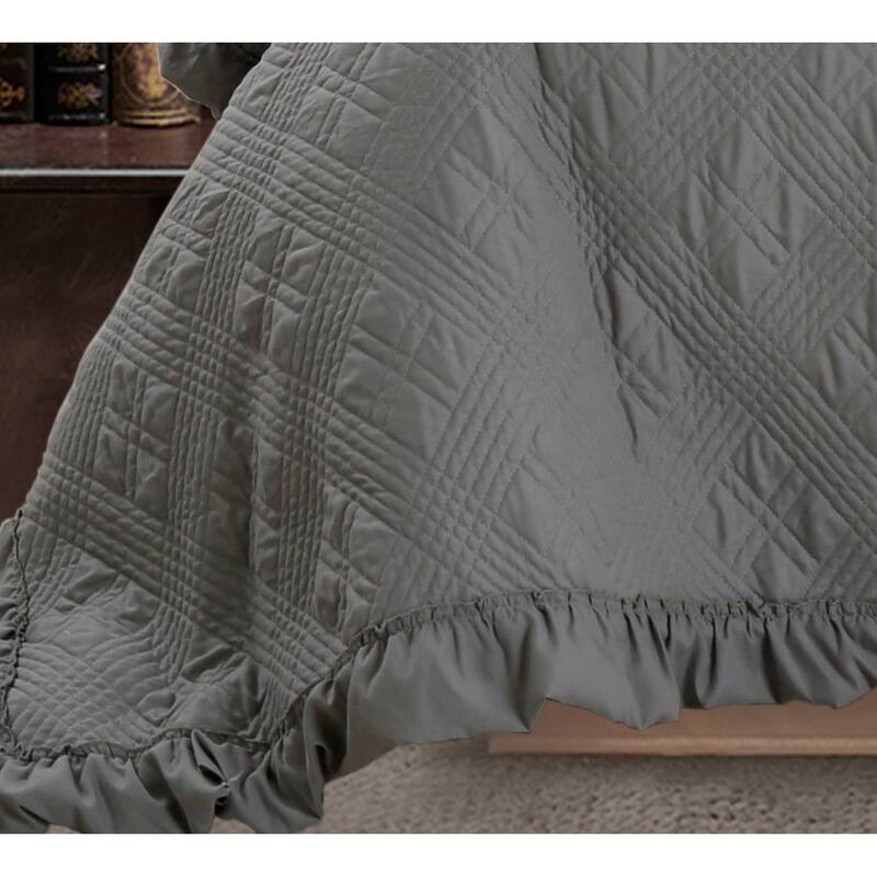 KASENTEX Soft Microfiber Quilt Set Machine Washable Bedspread All