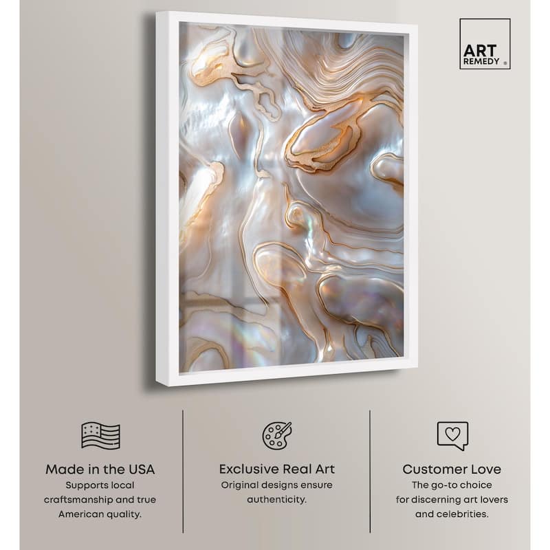 Fluid Preciousness I Shadowbox by Art Remedy