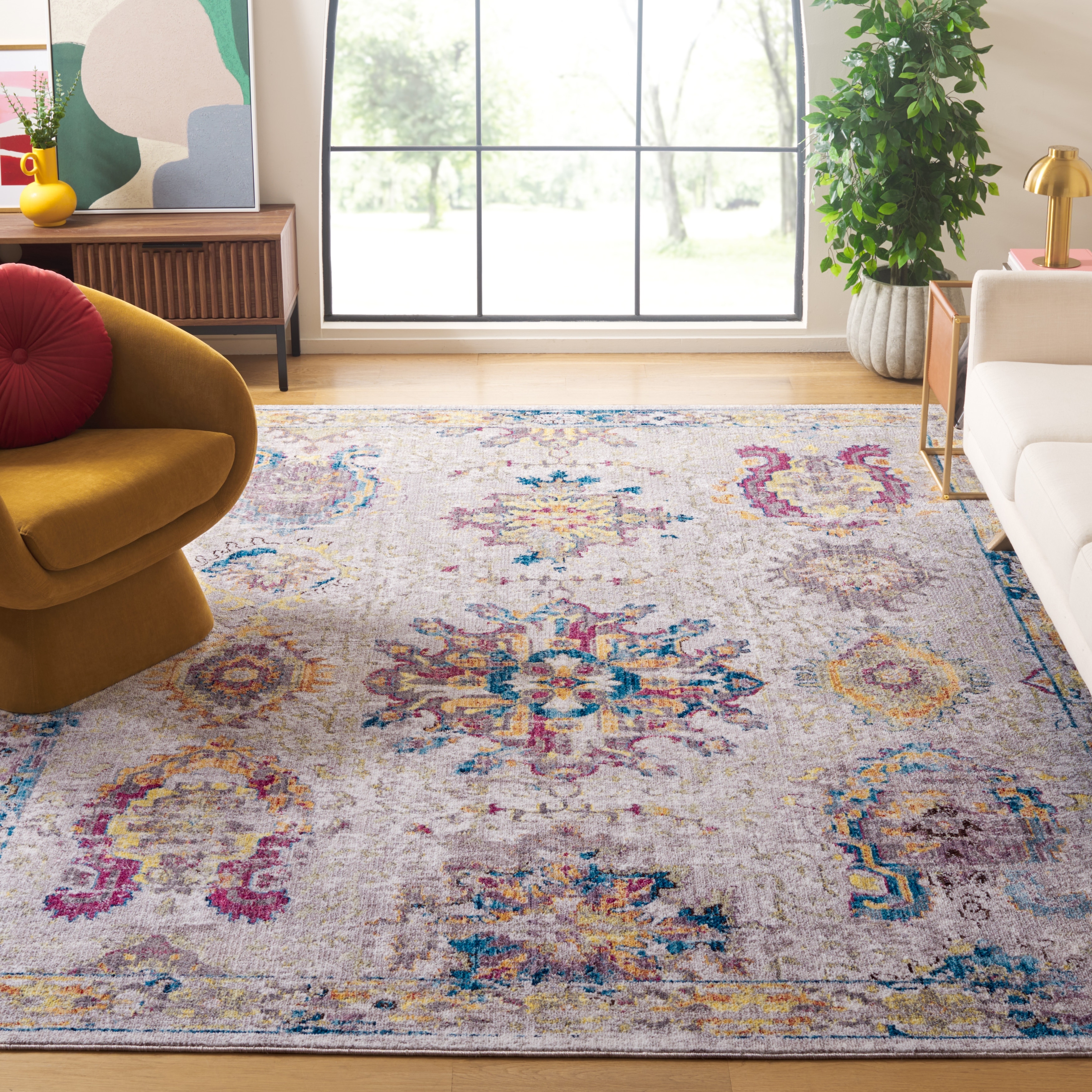 SAFAVIEH Bristol Yvetta Vintage Boho Oriental Polyester Rug
