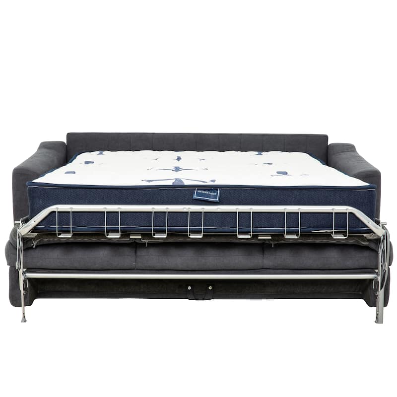 Stearns & Foster® Luca 83 in. Queen Pull Out Sofa Bed with 8 in. Hybrid Mattress