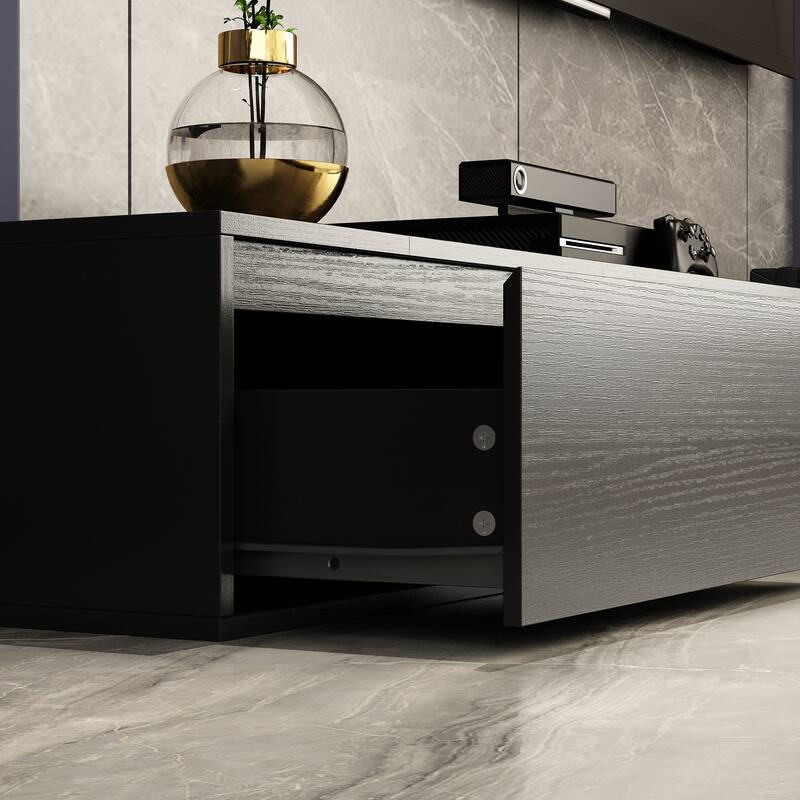 TV Stand Modern Extendable TV Stand in Stretch for TVs up to 120"