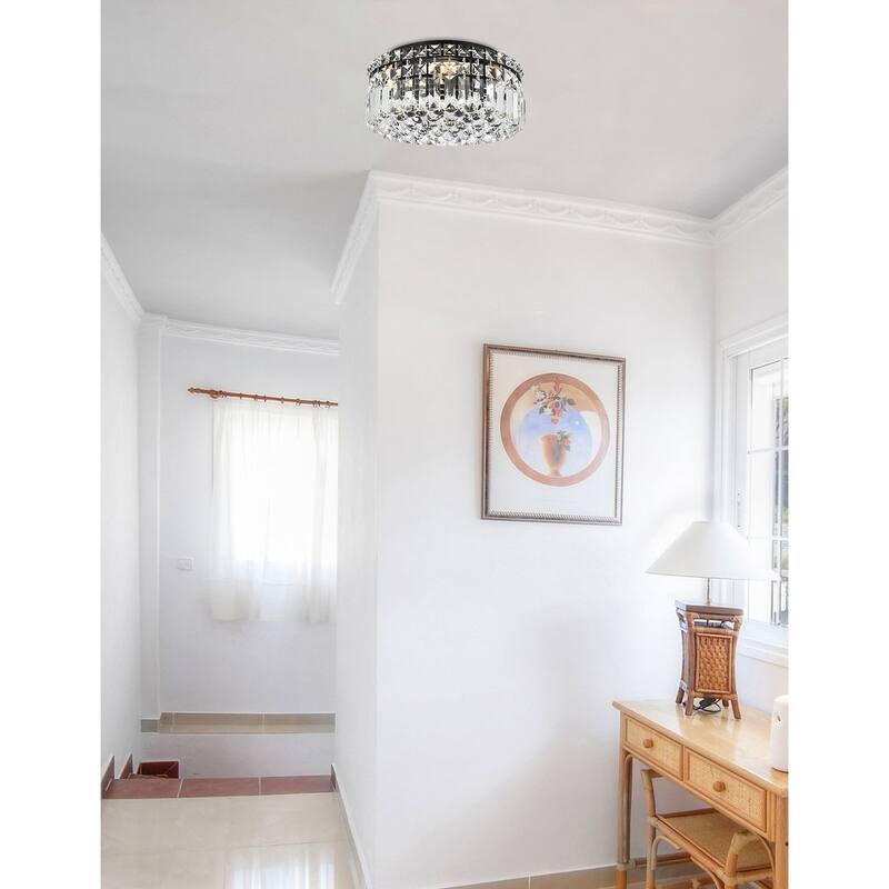 Graham 4-light 12-inch Flush-Mount Chandelier - 12 Inch