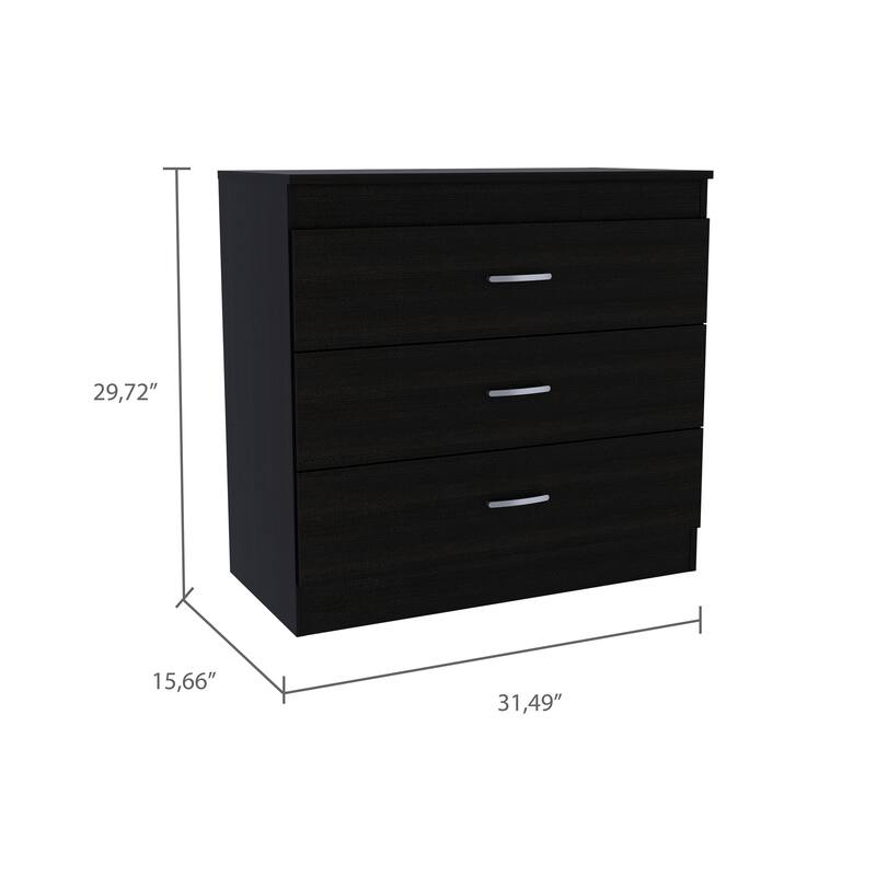 FM Furniture Cambridge Dresser with 3 Drawers
