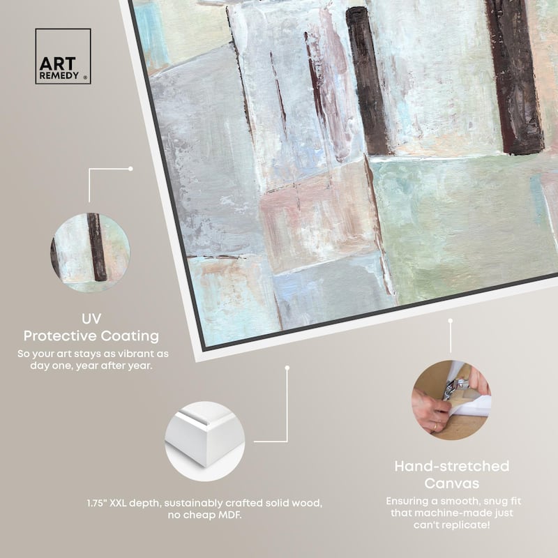 Crossed Lines Canvas Set of 2 by Art Remedy