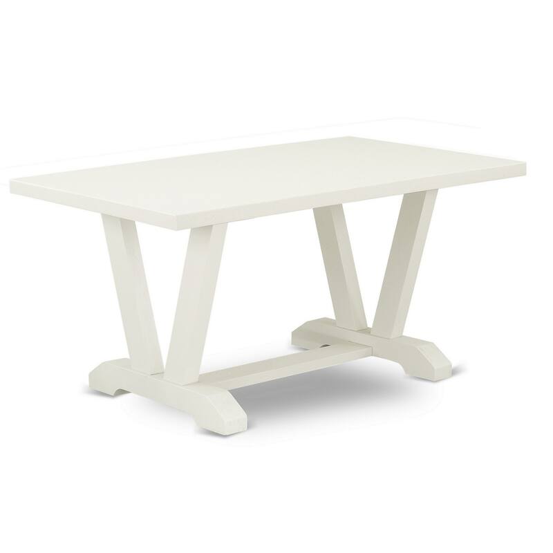 HomeStock 5-Piece Rectangle Natural Oak Finish Solid Wood Top Dining Table with 4 Upholstered Chairs