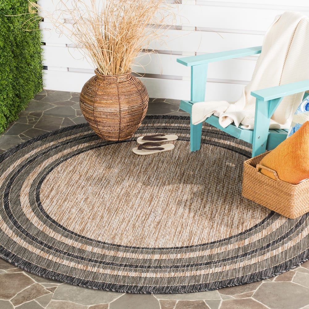 SAFAVIEH Courtyard Vickie Indoor/Outdoor Waterproof Patio Backyard Rug