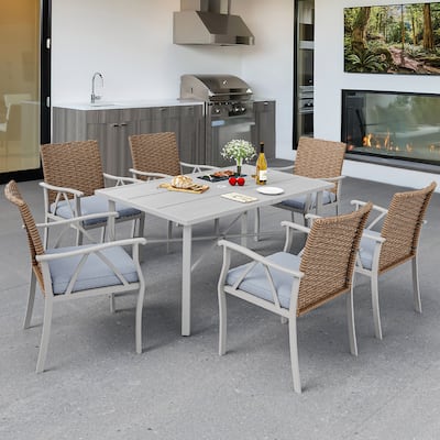 Moasis 3-Piece Bistro Set with Long Table - 3 PCS