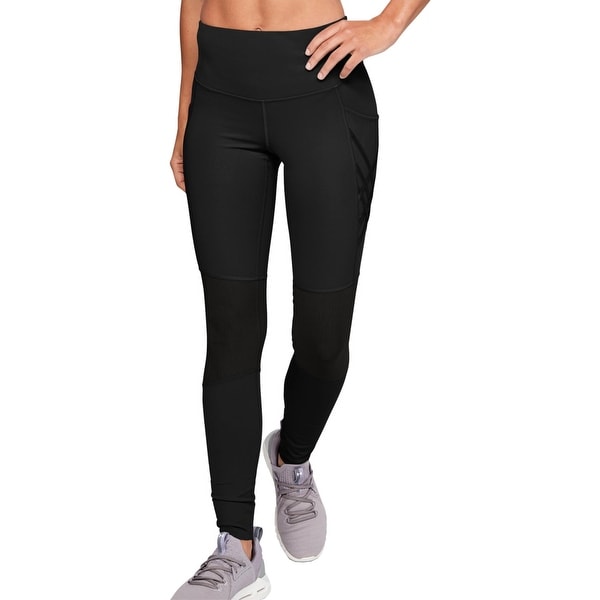Under Armour Womens Athletic Leggings Fitness Workout - Black. Opens flyout.