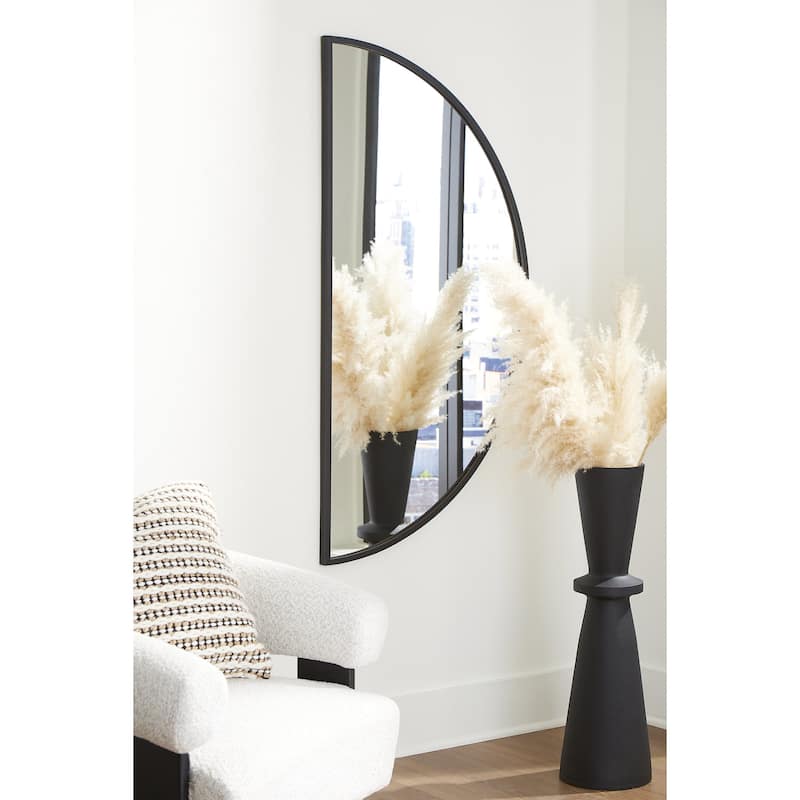 Signature Design by Ashley Denlow Black Accent Mirror - 50" W x 1" D x 25.13" H