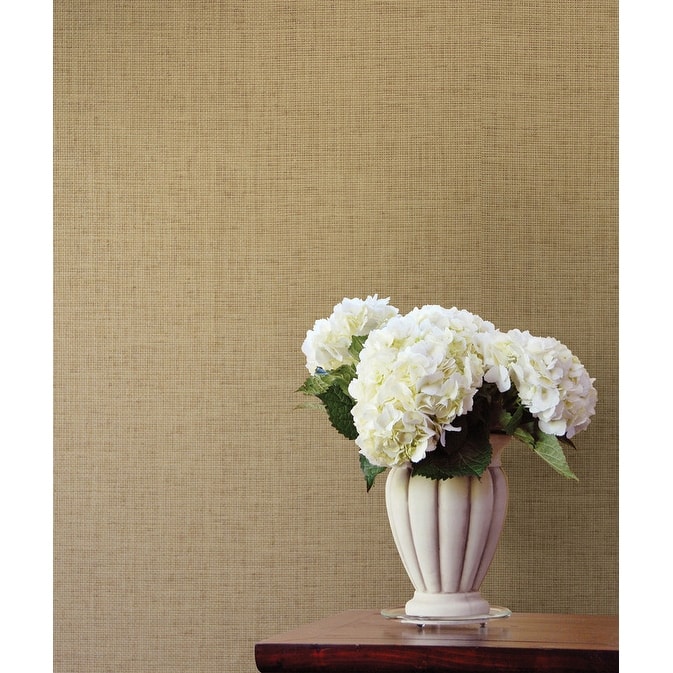 Advantage Pavel Sand Grasscloth Wallpaper - 36in x 288in x 16.025in