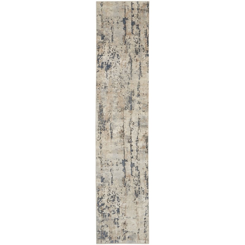 Mepi Power Loomed Abstract Modern Durable Area Rug By HomeRoots - 72' X '26' X '0.32